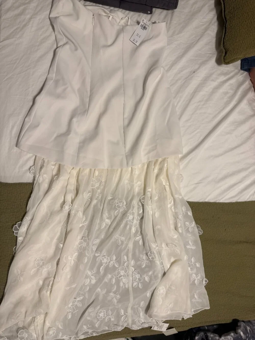 Abercrombie Embroidered Applique Maxi Dress